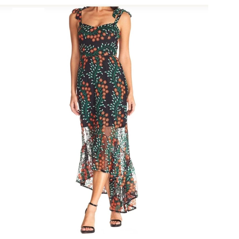 NWT Dress the Population Wren Dress Black XS